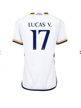 Billige Real Madrid Lucas Vazquez #17 Hjemmedrakt Dame 2023-24 Kortermet